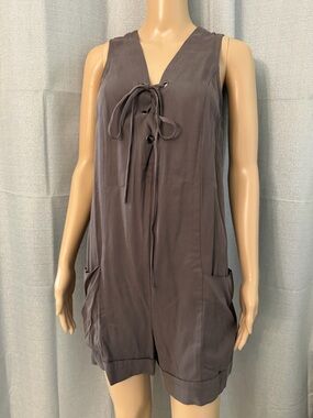 BCBGeneration Brown Sleeveless Romper small